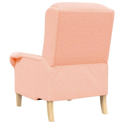Fauteuil Roze 76 x 94 x 102 cm Zachte Sherpa stof