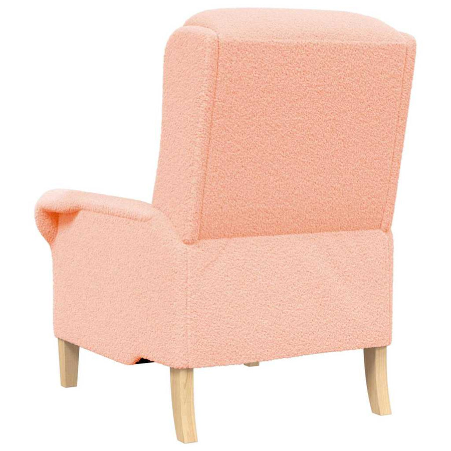 Fauteuil Roze 76 x 94 x 102 cm Zachte Sherpa stof