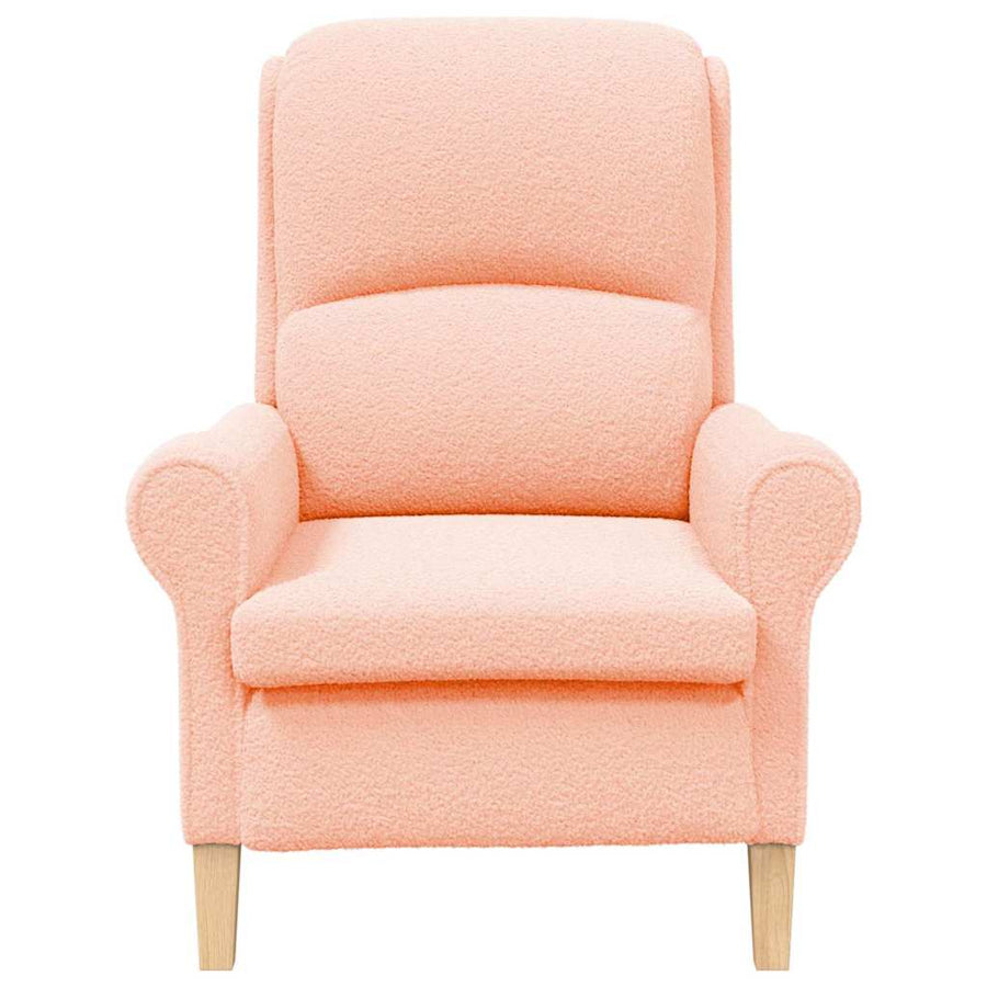 Fauteuil Roze 76 x 94 x 102 cm Zachte Sherpa stof