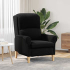 Armchair Black 76 x 94 x 102 cm Soft Sherpa fabric
