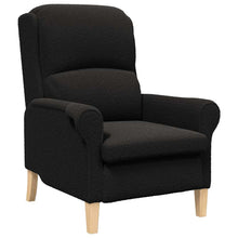 Fauteuil Zwart 76 x 94 x 102 cm Zachte Sherpa stof