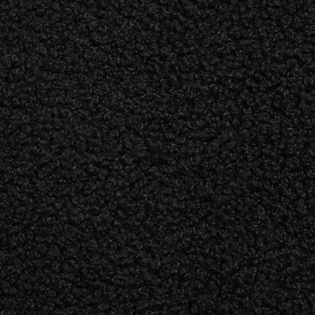 Fauteuil Zwart 76 x 94 x 102 cm Zachte Sherpa stof