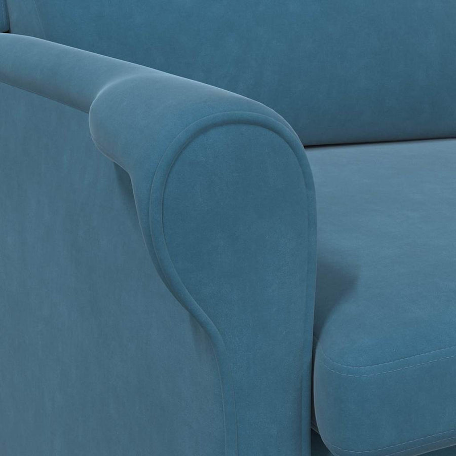 Fauteuil Blauw 76 x 94 x 102 cm Fluweel