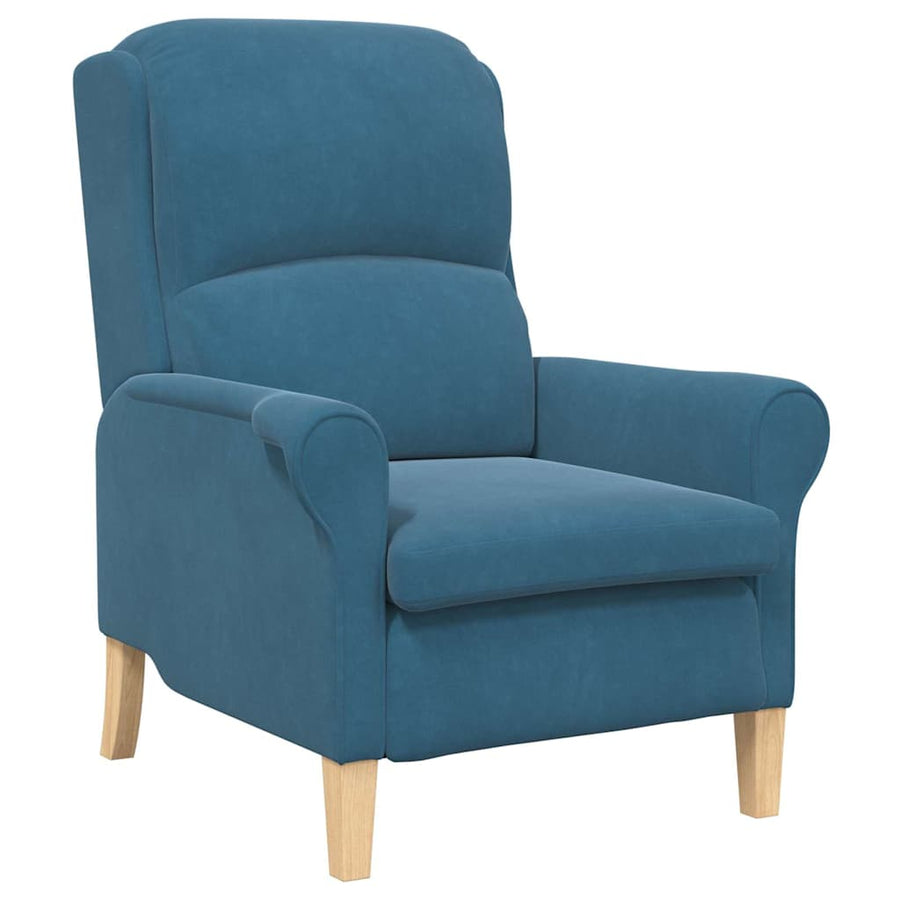 Fauteuil Blauw 76 x 94 x 102 cm Fluweel