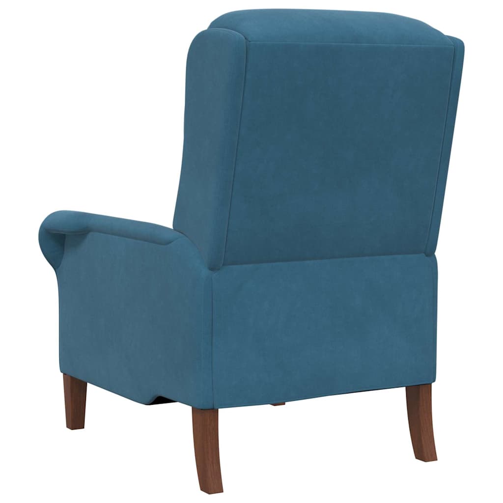 Fauteuil Blauw 76 x 94 x 102 cm Fluweel