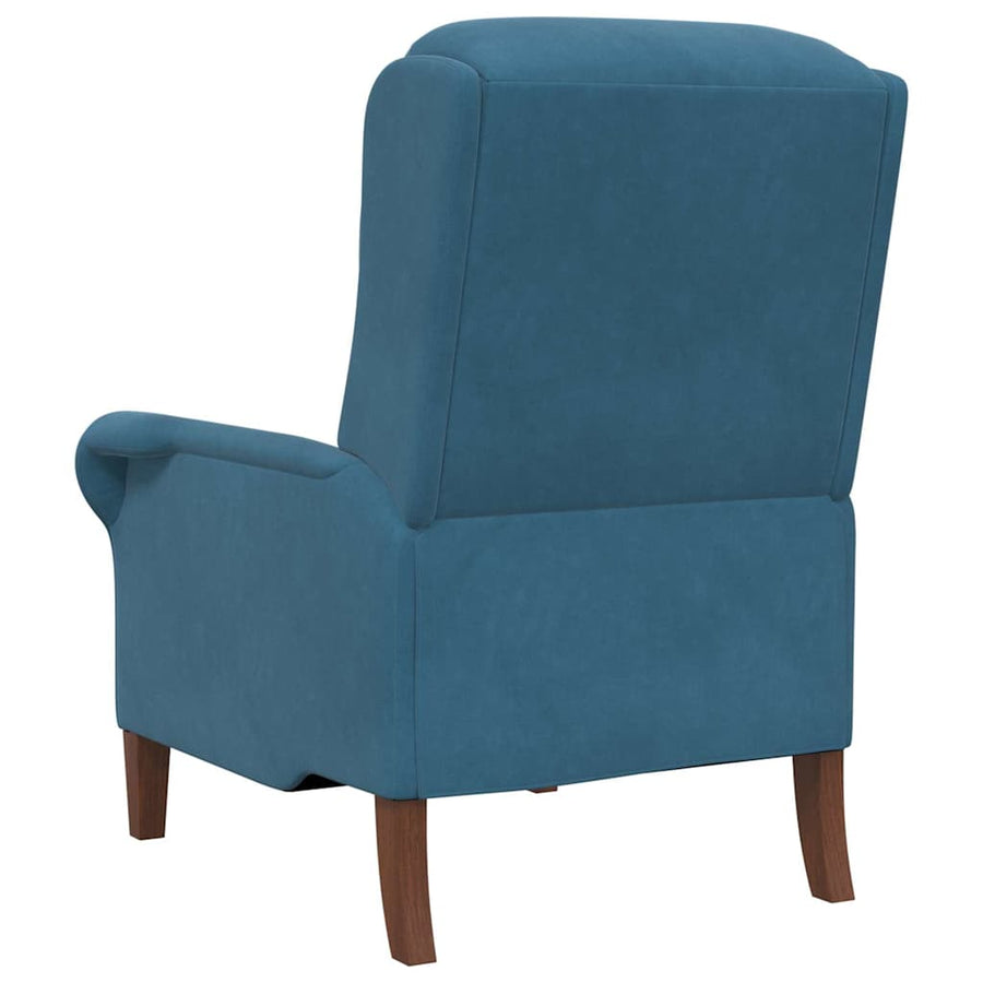 Fauteuil Blauw 76 x 94 x 102 cm Fluweel
