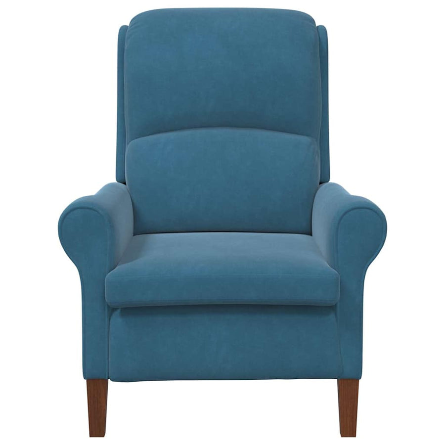 Fauteuil Blauw 76 x 94 x 102 cm Fluweel