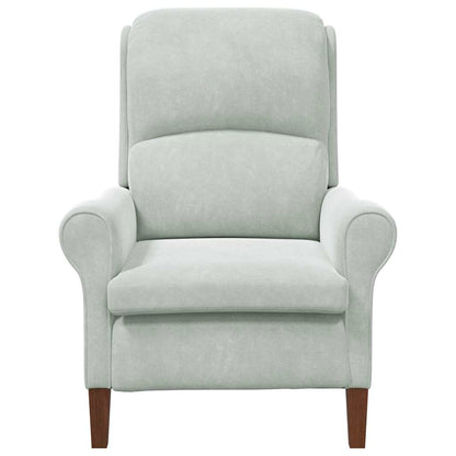 Fauteuil Lichtgrijs 76 x 94 x 102 cm Fluweel