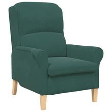 Fauteuil Donkergroen 76 x 94 x 102 cm Fluweel