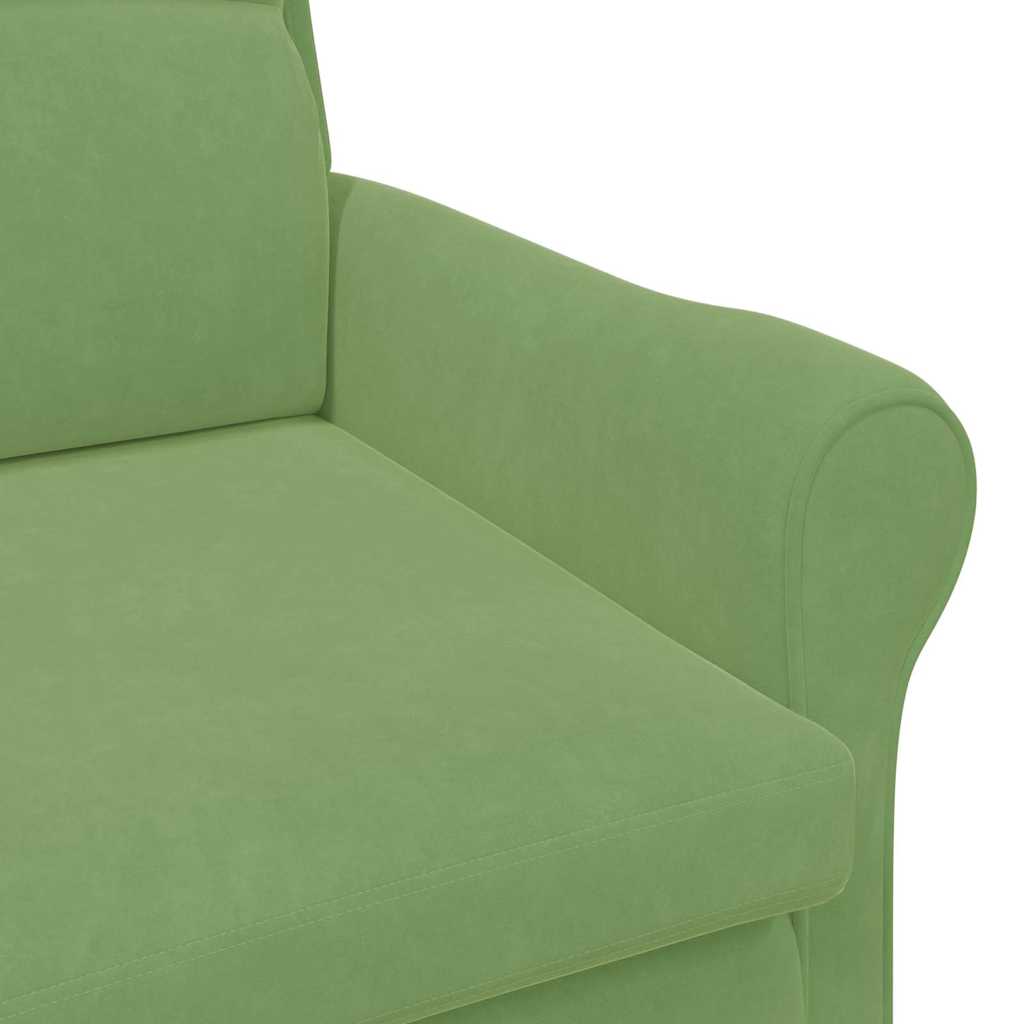 Fauteuil Lichtgroen 76 x 94 x 102 cm Fluweel