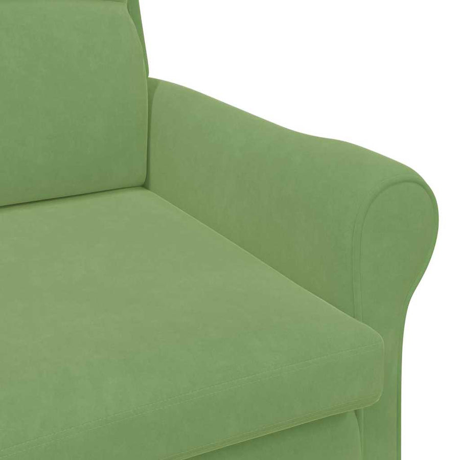Fauteuil Lichtgroen 76 x 94 x 102 cm Fluweel