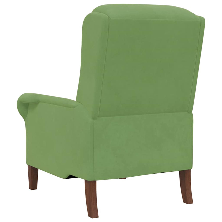 Fauteuil Lichtgroen 76 x 94 x 102 cm Fluweel