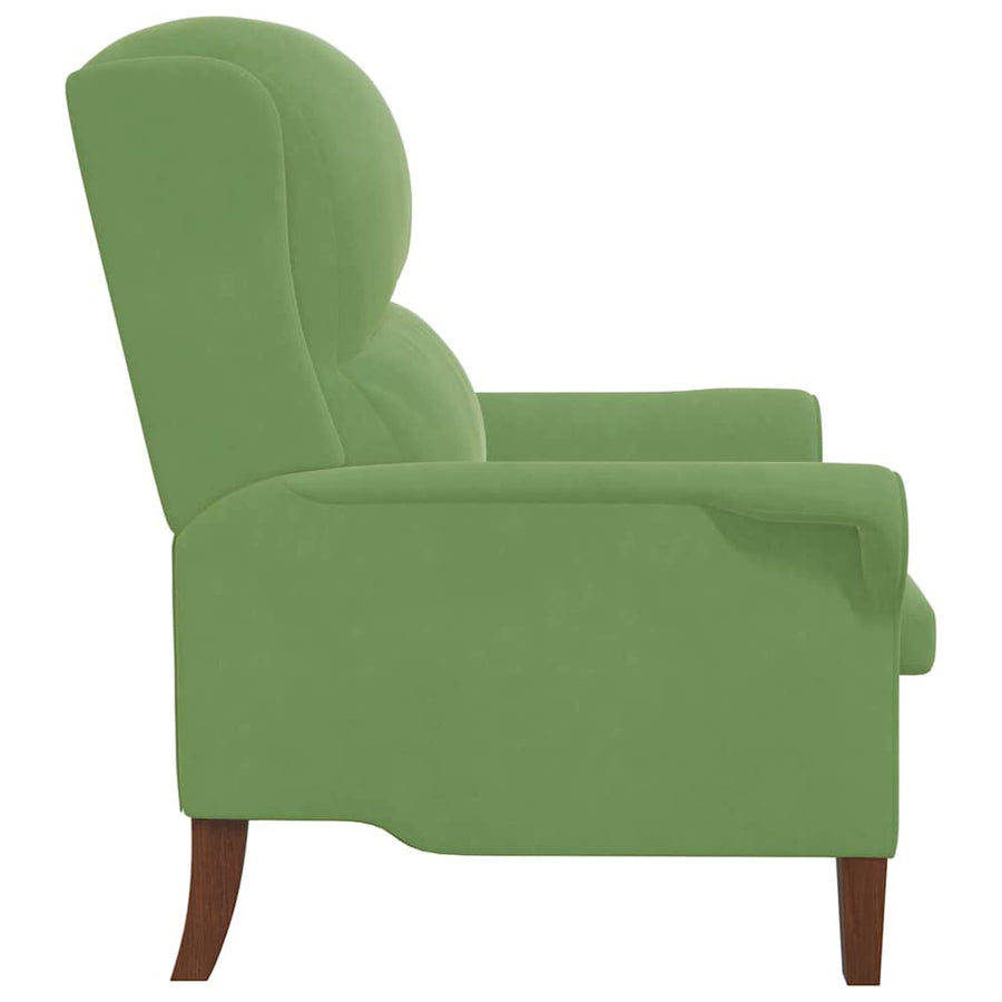Fauteuil Lichtgroen 76 x 94 x 102 cm Fluweel