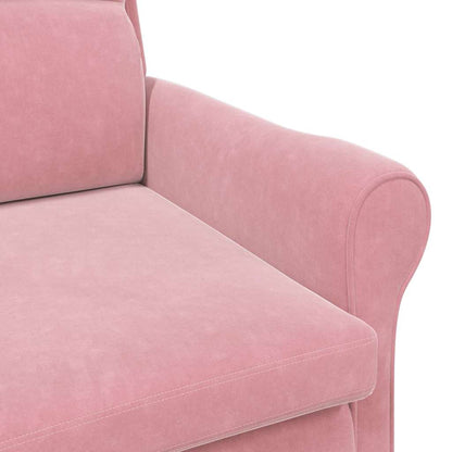 Fauteuil Roze 76 x 94 x 102 cm Fluweel