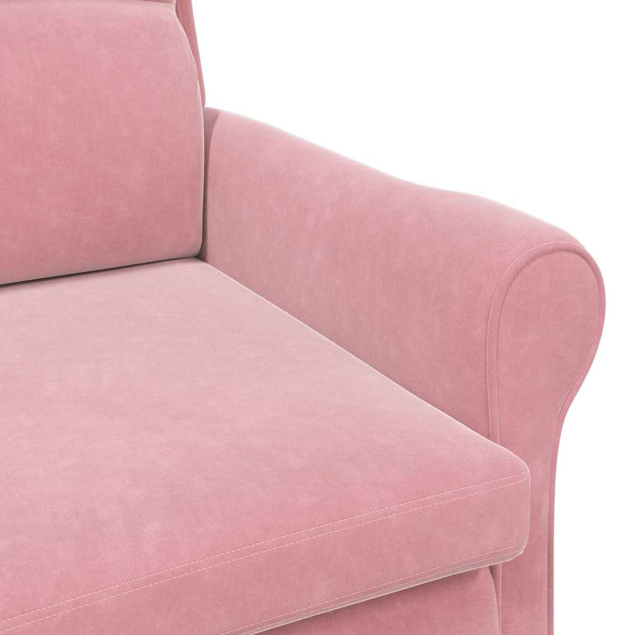 Fauteuil Roze 76 x 94 x 102 cm Fluweel