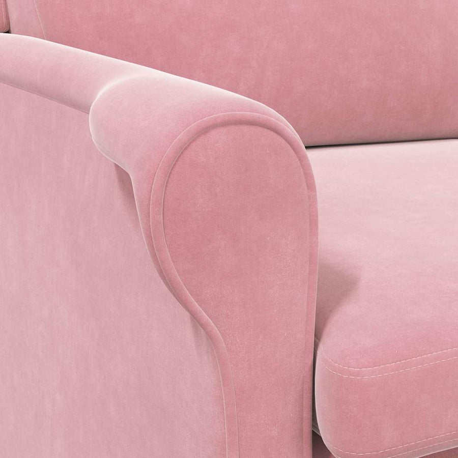 Fauteuil Roze 76 x 94 x 102 cm Fluweel