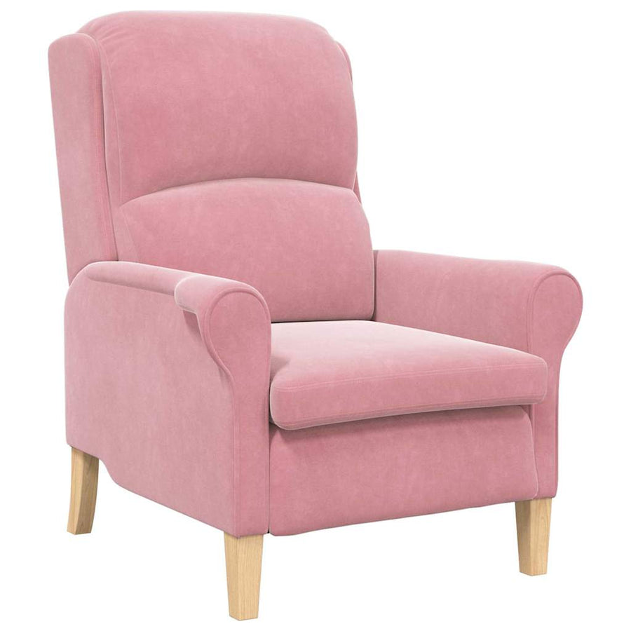 Fauteuil Roze 76 x 94 x 102 cm Fluweel