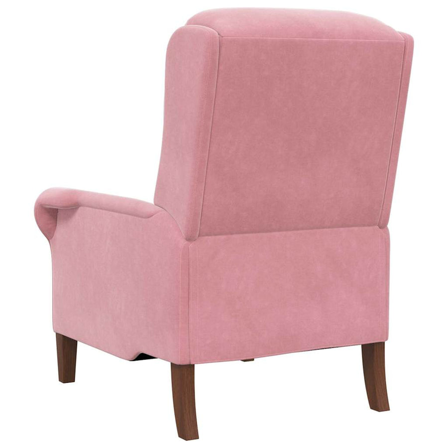 Fauteuil Roze 76 x 94 x 102 cm Fluweel