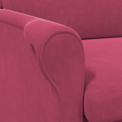 Fauteuil Wijnrood 76 x 94 x 102 cm Fluweel