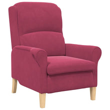 Fauteuil Wijnrood 76 x 94 x 102 cm Fluweel