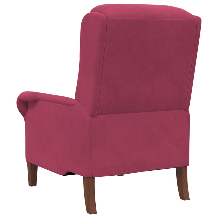 Fauteuil Wijnrood 76 x 94 x 102 cm Fluweel