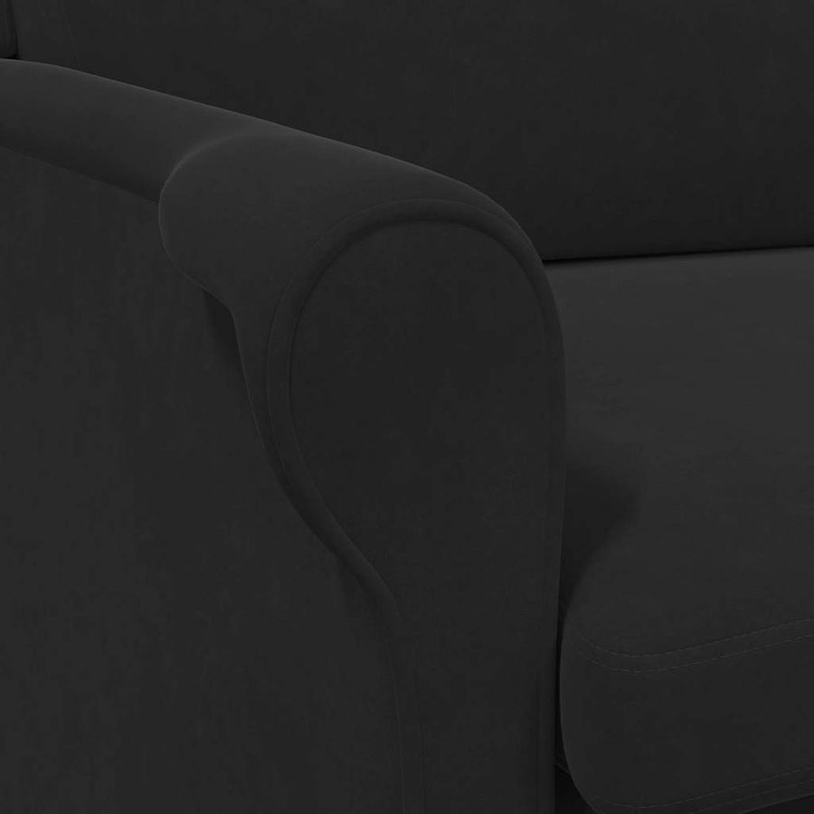 Fauteuil Zwart 76 x 94 x 102 cm Fluweel