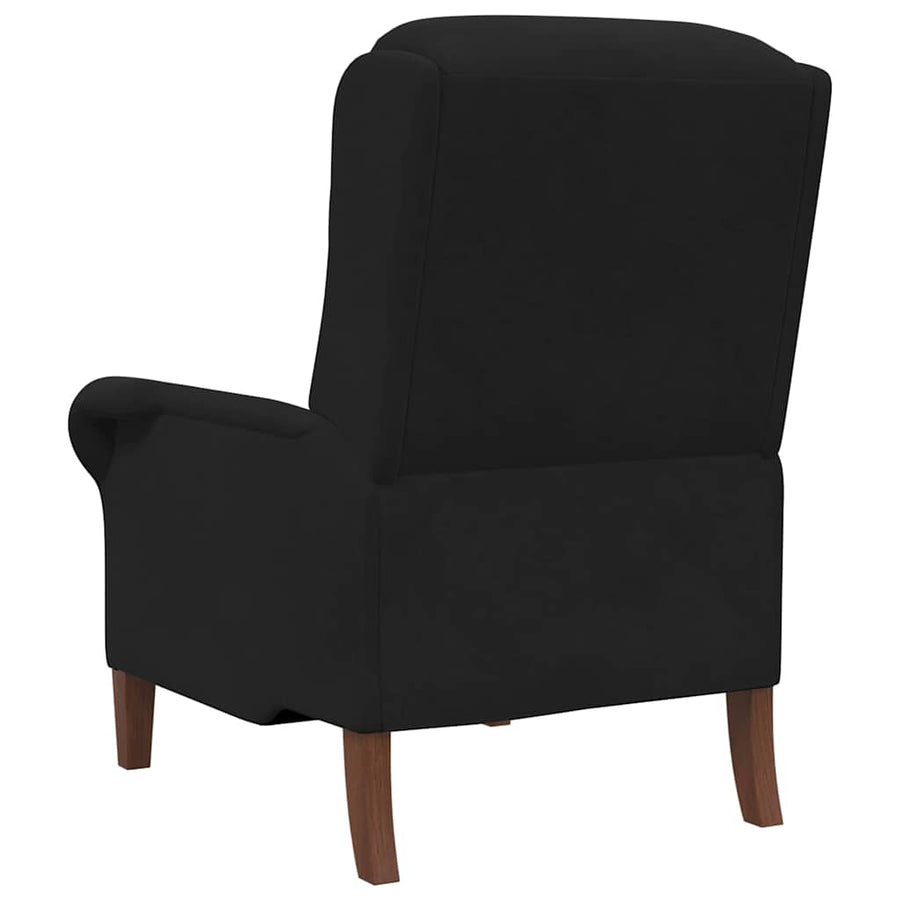 Fauteuil Zwart 76 x 94 x 102 cm Fluweel