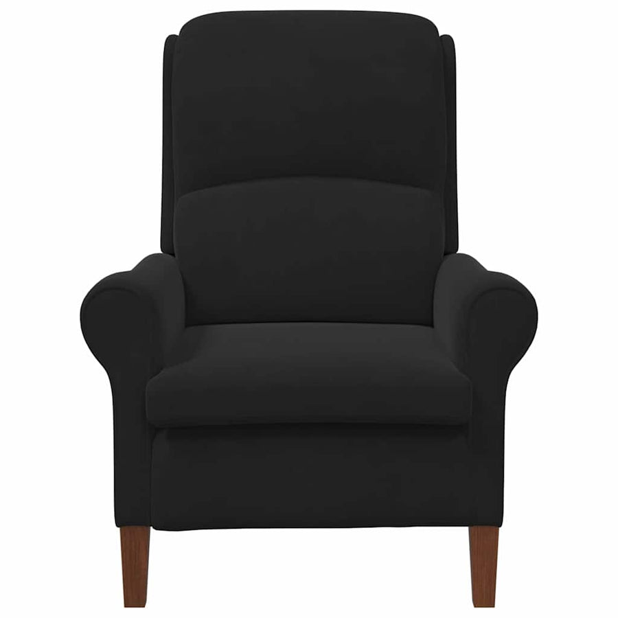 Fauteuil Zwart 76 x 94 x 102 cm Fluweel