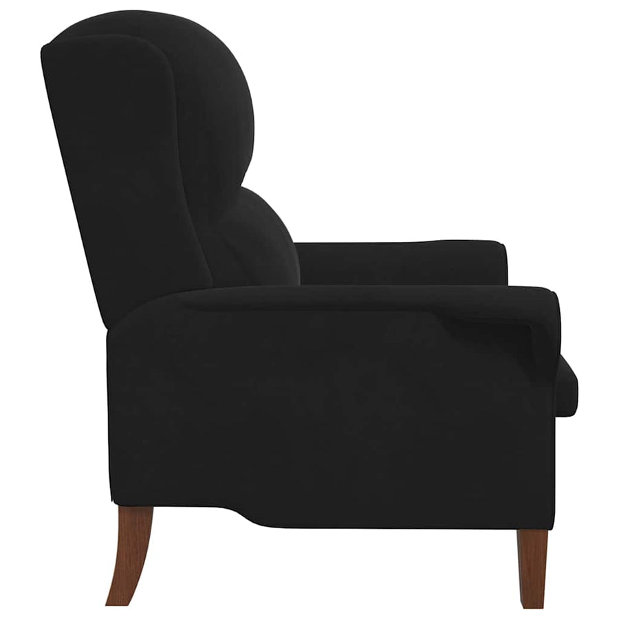 Fauteuil Zwart 76 x 94 x 102 cm Fluweel