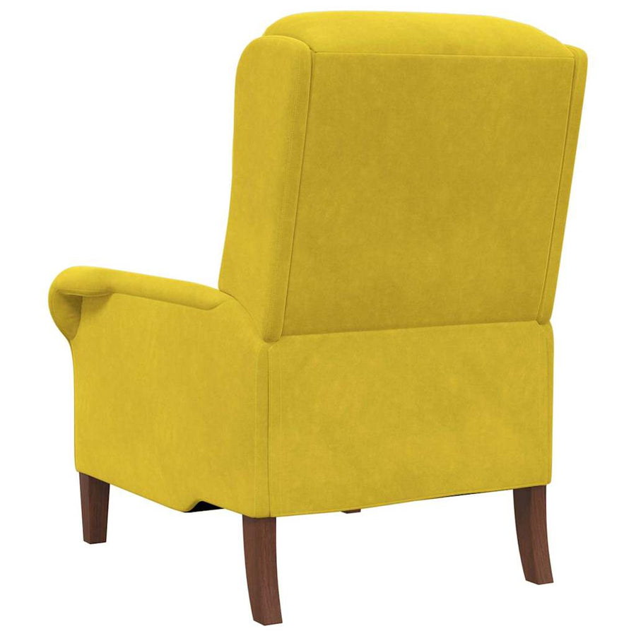 Fauteuil Geel 76 x 94 x 102 cm Fluweel