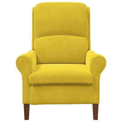 Fauteuil Geel 76 x 94 x 102 cm Fluweel