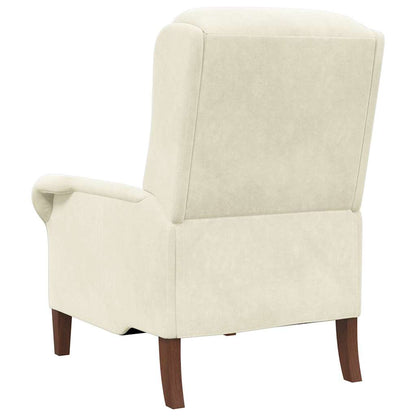 Fauteuil Crème 76 x 94 x 102 cm Fluweel