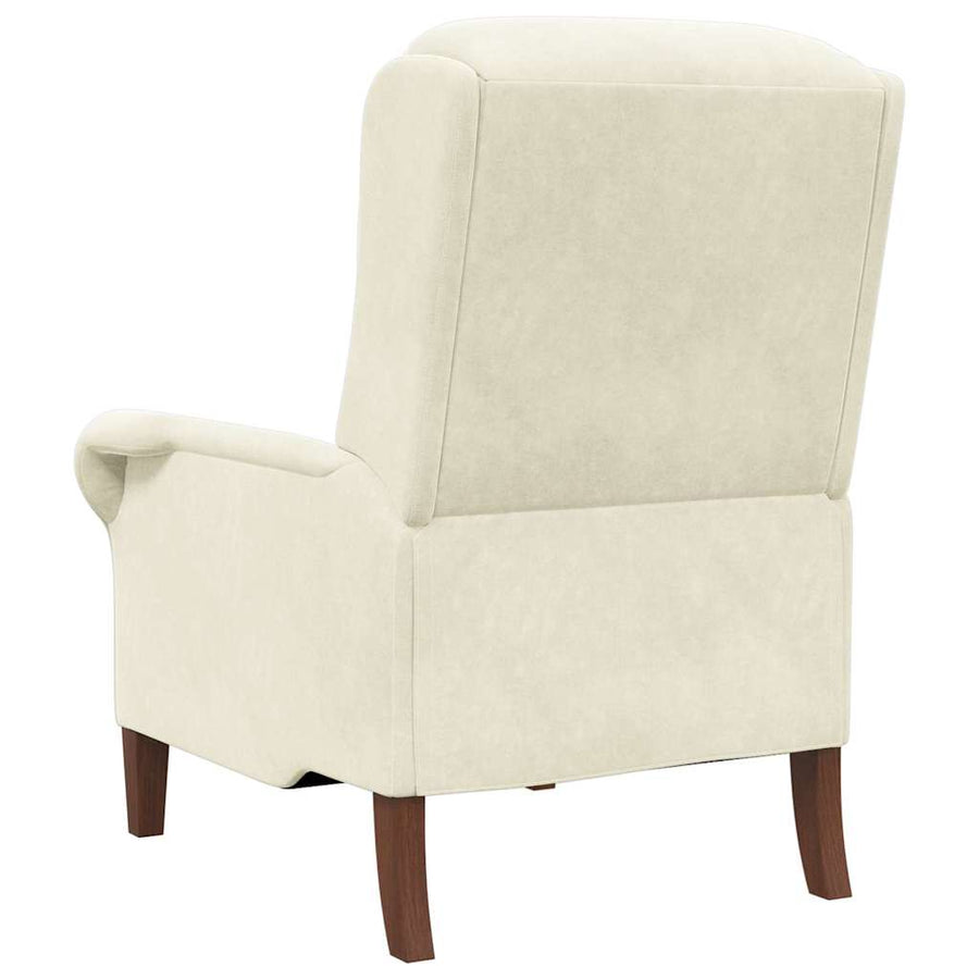 Fauteuil Crème 76 x 94 x 102 cm Fluweel