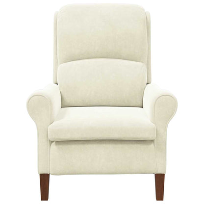 Fauteuil Crème 76 x 94 x 102 cm Fluweel