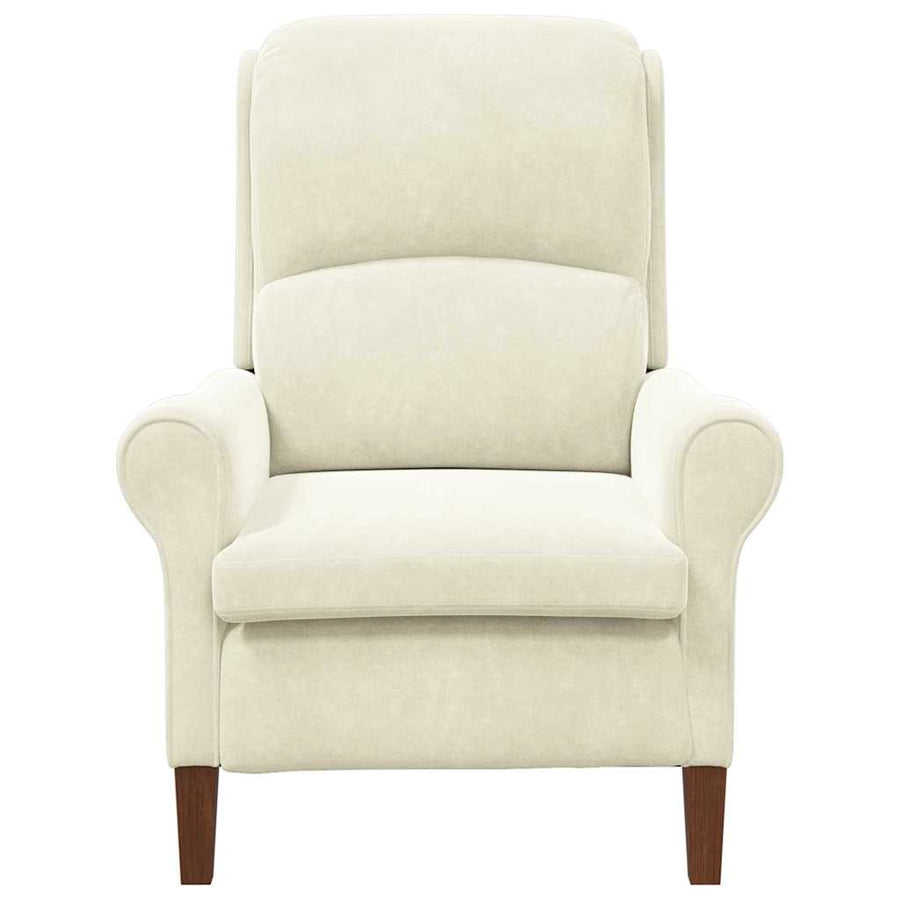 Fauteuil Crème 76 x 94 x 102 cm Fluweel
