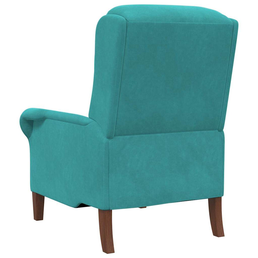 Fauteuil Turquoise 76 x 94 x 102 cm Fluweel