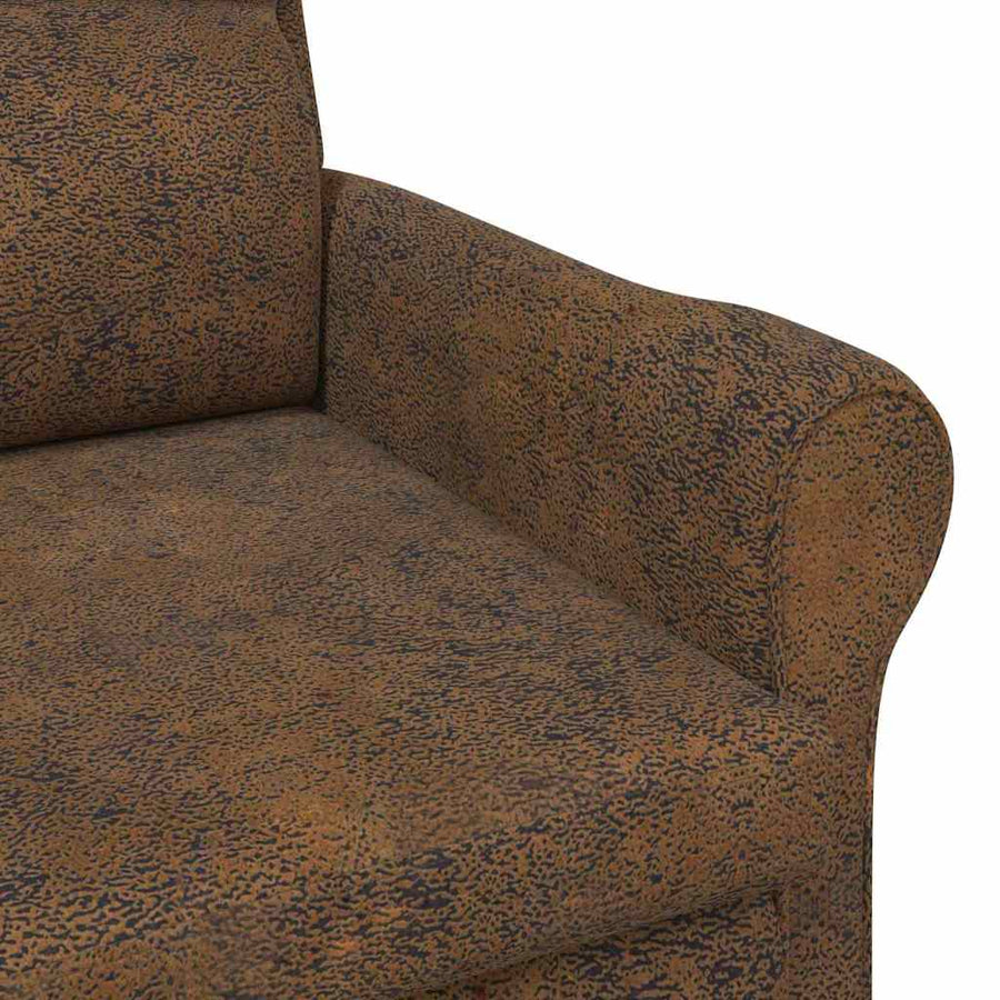 Fauteuil Bruin 76 x 94 x 102 cm Nep Leer