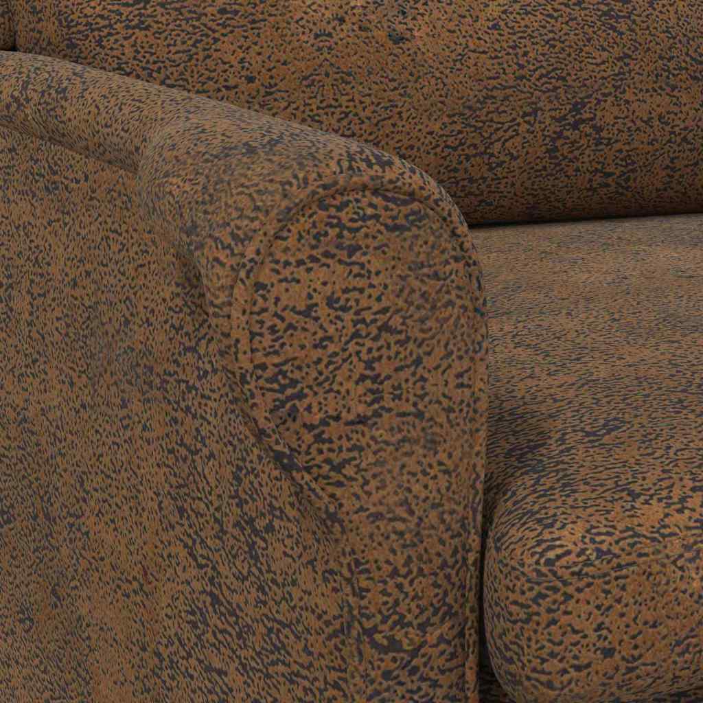 Fauteuil Bruin 76 x 94 x 102 cm Nep Leer