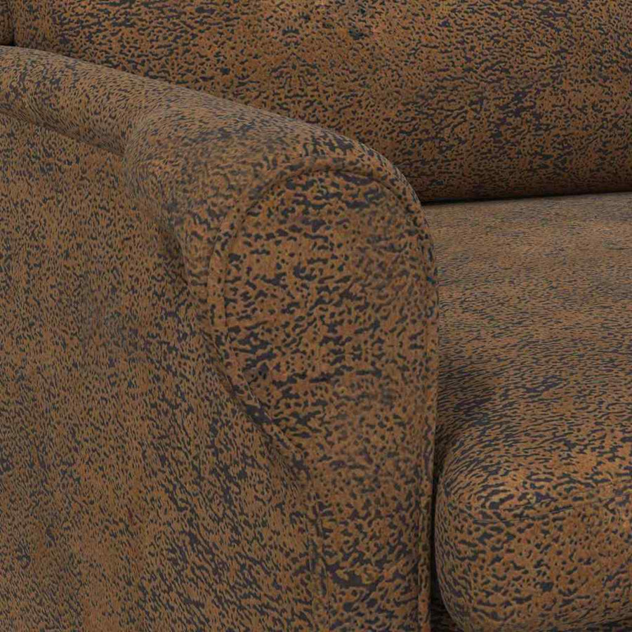 Fauteuil Bruin 76 x 94 x 102 cm Nep Leer