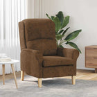 Armchair Brown 76 x 94 x 102 cm Faux Leather
