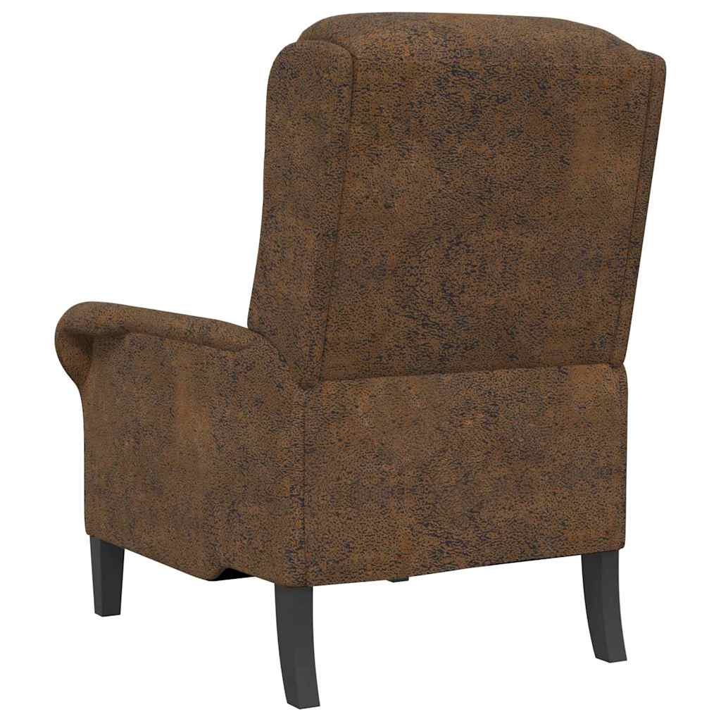 Fauteuil Bruin 76 x 94 x 102 cm Nep Leer
