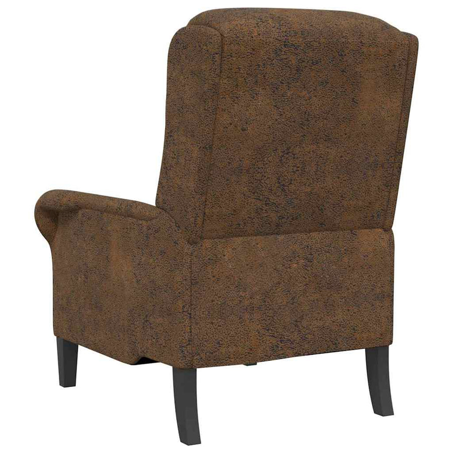 Fauteuil Bruin 76 x 94 x 102 cm Nep Leer