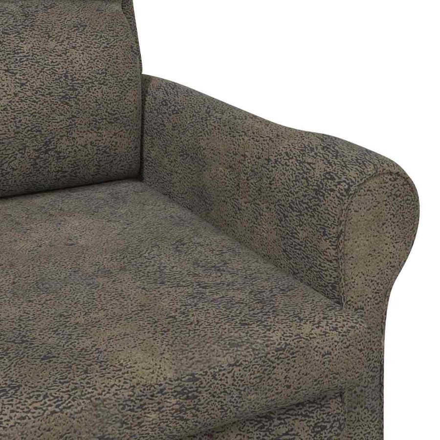 Fauteuil Donkergrijs 76 x 94 x 102 cm Nep Leer