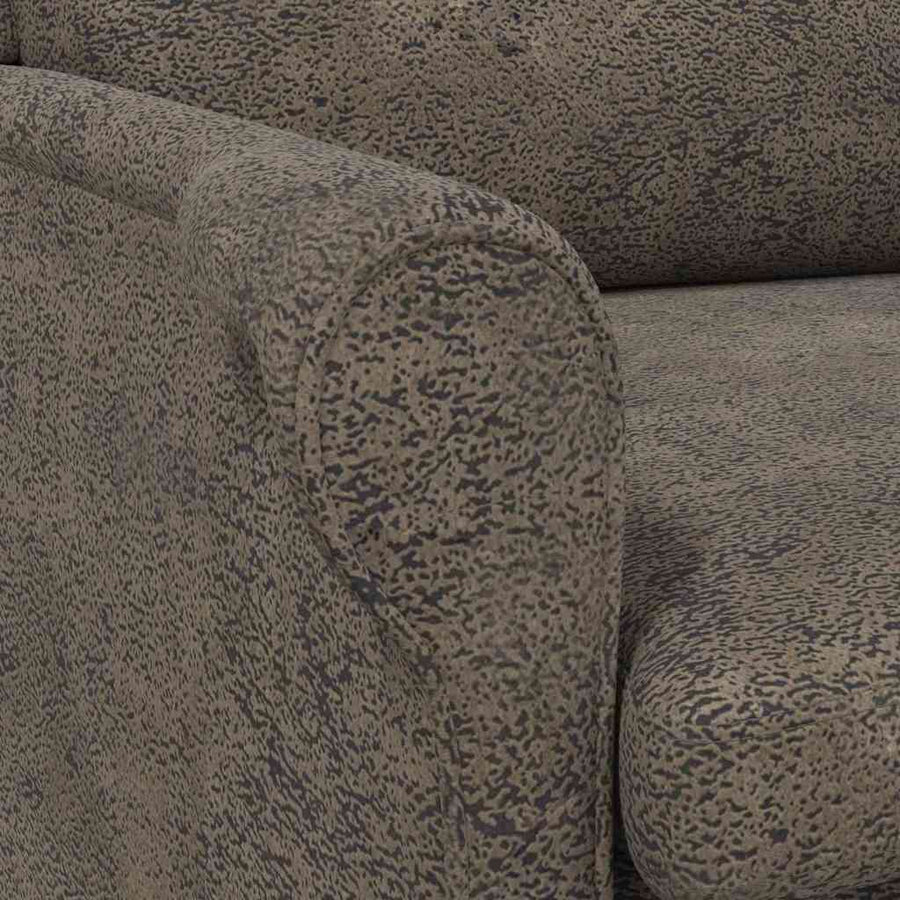 Fauteuil Donkergrijs 76 x 94 x 102 cm Nep Leer