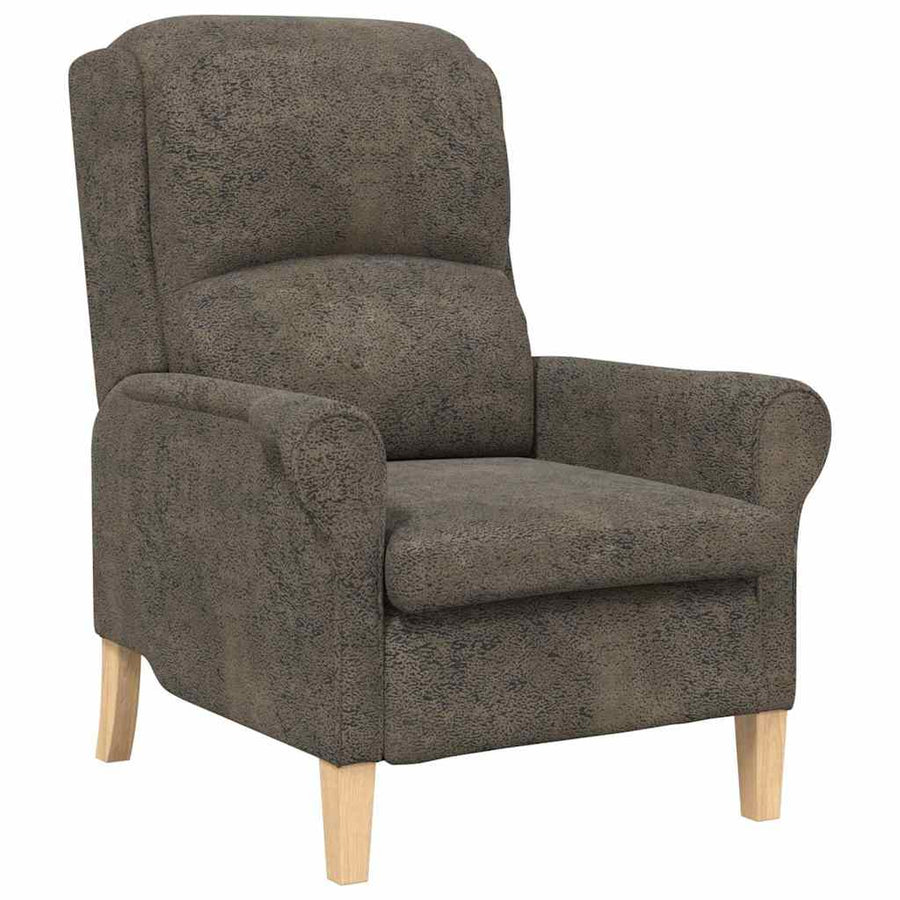 Fauteuil Donkergrijs 76 x 94 x 102 cm Nep Leer