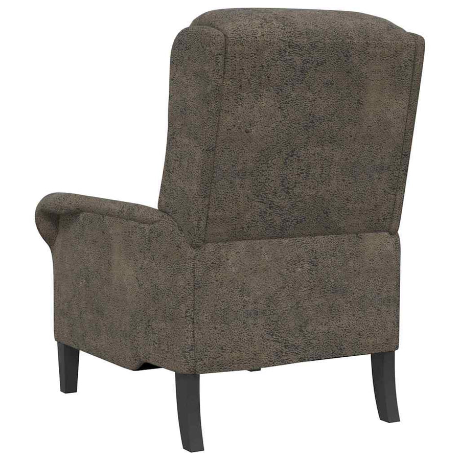 Fauteuil Donkergrijs 76 x 94 x 102 cm Nep Leer