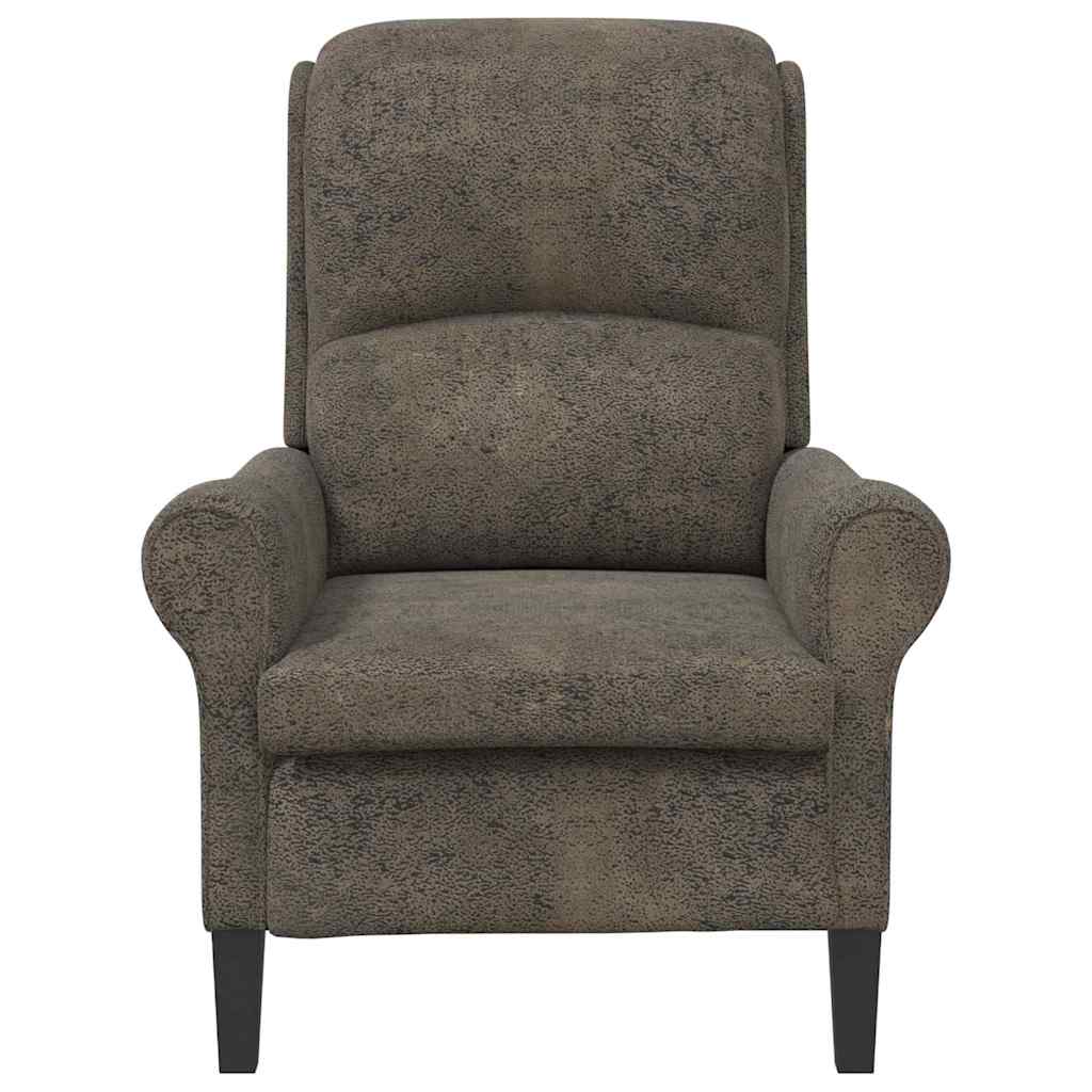 Fauteuil Donkergrijs 76 x 94 x 102 cm Nep Leer