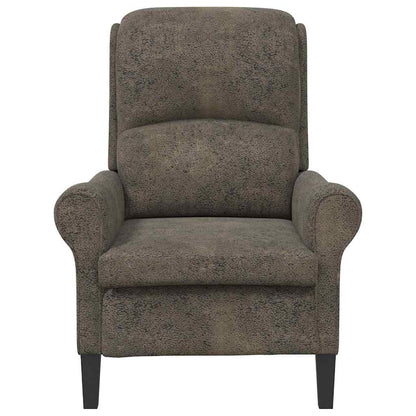 Fauteuil Donkergrijs 76 x 94 x 102 cm Nep Leer