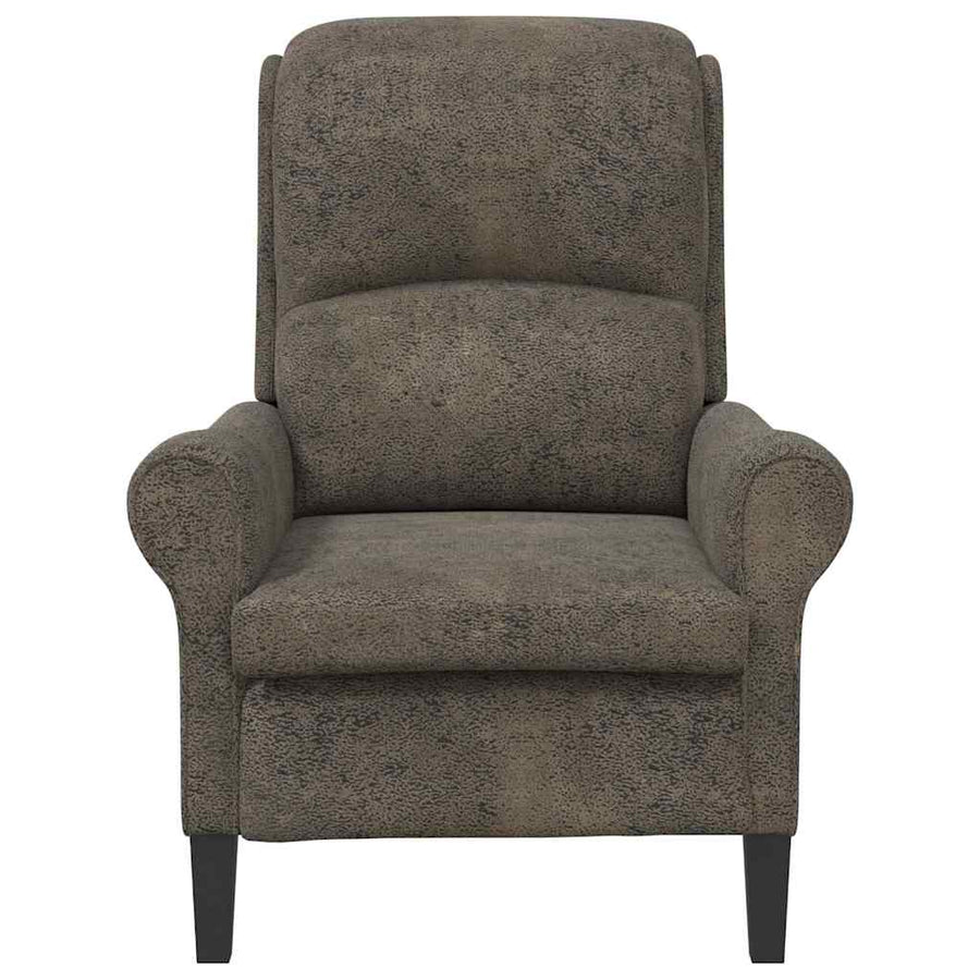 Fauteuil Donkergrijs 76 x 94 x 102 cm Nep Leer