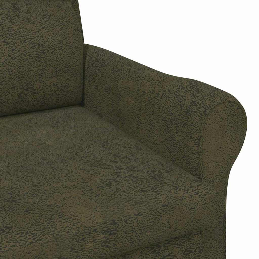 Fauteuil Leger groen 76 x 94 x 102 cm Nep Leer